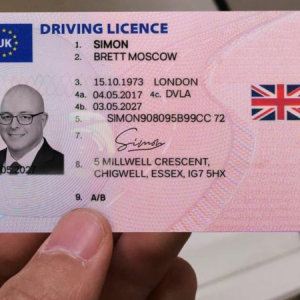 British driving license