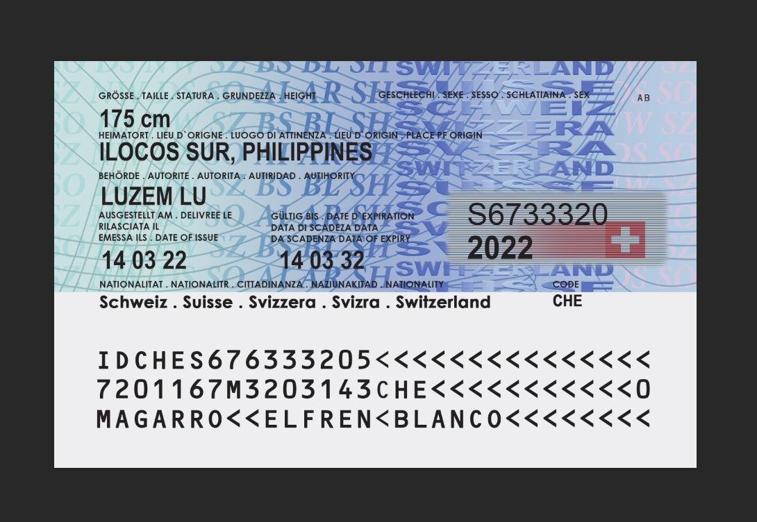 swiss id card